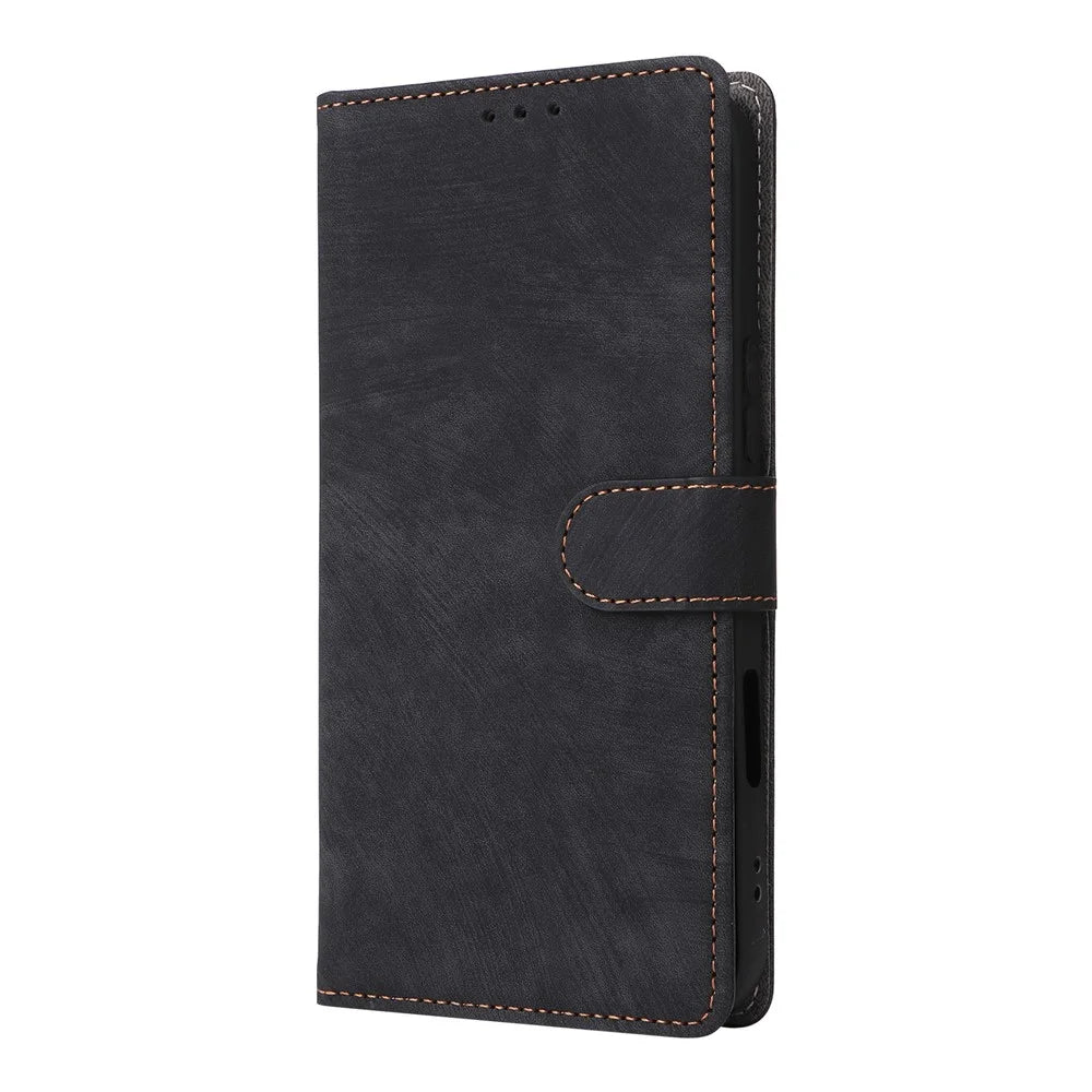 For Infinix Note 60 5G / 60 Pro 5G Case Wallet RFID Blocking PU Leather Phone Cover Stand with Strap - Black - 7