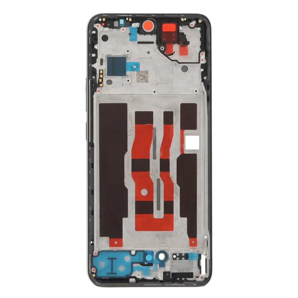 For Oppo Reno12 5G (Global) Grade B OLED Screen and Digitizer Assembly + Frame Spare Part (Without Logo) - Black - 3