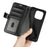 For Realme 16 Pro 5G Case Crazy Horse Texture Stand Leather Phone Cover - Black - 5