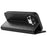 For Realme GT 8 Pro 5G Case Crazy Horse Texture Stand Leather Phone Cover - Black - 4