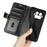 For Realme GT 8 Pro 5G Case Crazy Horse Texture Stand Leather Phone Cover - Black - 5