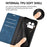 For Realme GT 8 Pro 5G Case Skin Touch Leather Wallet Phone Cover - Blue - 5