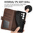 For Realme C85 Pro 4G Case Calf Texture Leather Wallet Phone Cover - Brown - 5
