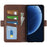 For Realme GT 8 Pro 5G Case Calf Texture Leather Wallet Phone Cover - Brown - 2