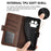 For Realme GT 8 Pro 5G Case Calf Texture Leather Wallet Phone Cover - Brown - 5