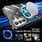 For Samsung Galaxy S26 Phone Case Magnetic Metal Ring Kickstand Soft-touch TPU + PC Cover - Black - 2