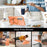 For Samsung Galaxy S26 Matte Phone Case Magnetic Metal Ring Kickstand Soft-touch TPU + PC Cover - Orange - 5