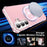 For Samsung Galaxy S26+ Matte Phone Case Magnetic Metal Ring Kickstand Soft-touch TPU + PC Cover - Pink - 2