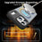 For iPhone 17 Pro Magnetic Case with Hidden Kickstand Shockproof TPU + PC Cover Compatible with MagSafe - Black - 3