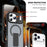 For iPhone 17 Pro Magnetic Case with Hidden Kickstand Shockproof TPU + PC Cover Compatible with MagSafe - Black - 6