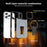 For iPhone 17 Pro Magnetic Case with Hidden Kickstand Shockproof TPU + PC Cover Compatible with MagSafe - Black - 7