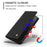 For Google Pixel 10a Case HX RFID Blocking Wallet Stand Leather Flip Phone Cover - Black - 3