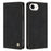 For iPhone 16e / iPhone 17e Case HX RFID Blocking Wallet Stand Leather Flip Phone Cover - Black - 1