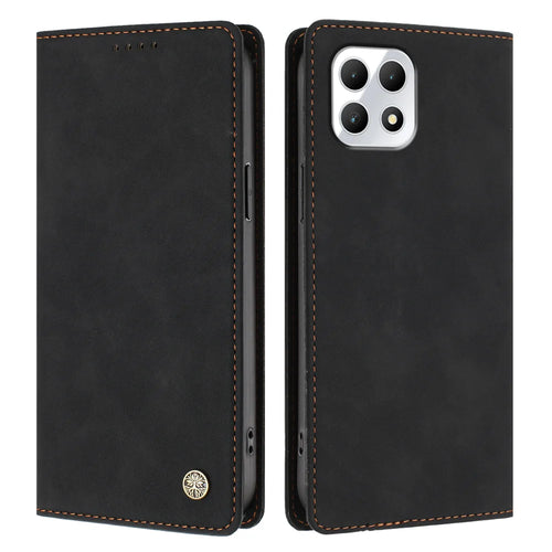 For T-Mobile T Phone 3 Pro / T-Mobile Revvl 8 Pro Case HX RFID Blocking Wallet Stand Leather Flip Phone Cover - Black - 1