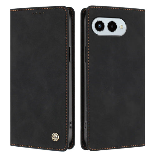 For T-Mobile T Phone 3 / T-Mobile REVVL 8 Case HX RFID Blocking Wallet Stand Leather Flip Phone Cover - Black - 1