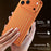 For iPhone 17 Pro Max Case Seahorse Buckle Luggage Design Aluminum Alloy Phone Cover - Orange - 5