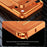 For iPhone 17 Pro Max Case Seahorse Buckle Luggage Design Aluminum Alloy Phone Cover - Orange - 6