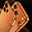 For iPhone 17 Pro Max Case Seahorse Buckle Luggage Design Aluminum Alloy Phone Cover - Orange - 7