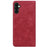 For Samsung Galaxy A57 5G Case Lines Pattern Wallet Leather Phone Cover with Strap - Red - 6
