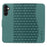 For Samsung Galaxy A37 5G Case Rhombus Pattern Leather Wallet Phone Cover with Wrist Strap - Green - 5