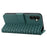 For Samsung Galaxy A57 5G Case Rhombus Pattern Leather Wallet Phone Cover with Wrist Strap - Green - 3