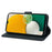 For Samsung Galaxy S26+ Case Flower Imprinted PU Leather Wallet Flip Phone Cover with Wrist Strap - Black - 2