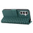 For Samsung Galaxy S26+ Case Rhombus Pattern Leather Wallet Phone Cover with Wrist Strap - Green - 3