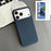 For iPhone 17 Pro Magnetic Case with Tempered Glass Screen Protector Fabric Texture PC + TPU Phone Cover Compatible with MagSafe - Blue - 1