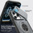 For iPhone 17 Pro Max Magnetic Case Slide Camera Cover Rotary Kickstand PC + TPU Phone Shell - Grey - 4
