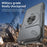 For iPhone 17 Pro Max Magnetic Case Slide Camera Cover Rotary Kickstand PC + TPU Phone Shell - Grey - 6