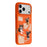 MUTURAL For iPhone 17 Pro Max Magnetic Case THE DOG Pattern PC + TPU Phone Cover with Tempered Glass Panel Compatible with MagSafe - Orange - 1