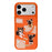 MUTURAL For iPhone 17 Pro Max Magnetic Case THE DOG Pattern PC + TPU Phone Cover with Tempered Glass Panel Compatible with MagSafe - Orange - 2
