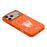 MUTURAL For iPhone 17 Pro Max Magnetic Case THE CAT Pattern PC + TPU Phone Cover with Tempered Glass Panel Compatible with MagSafe - Orange - 4