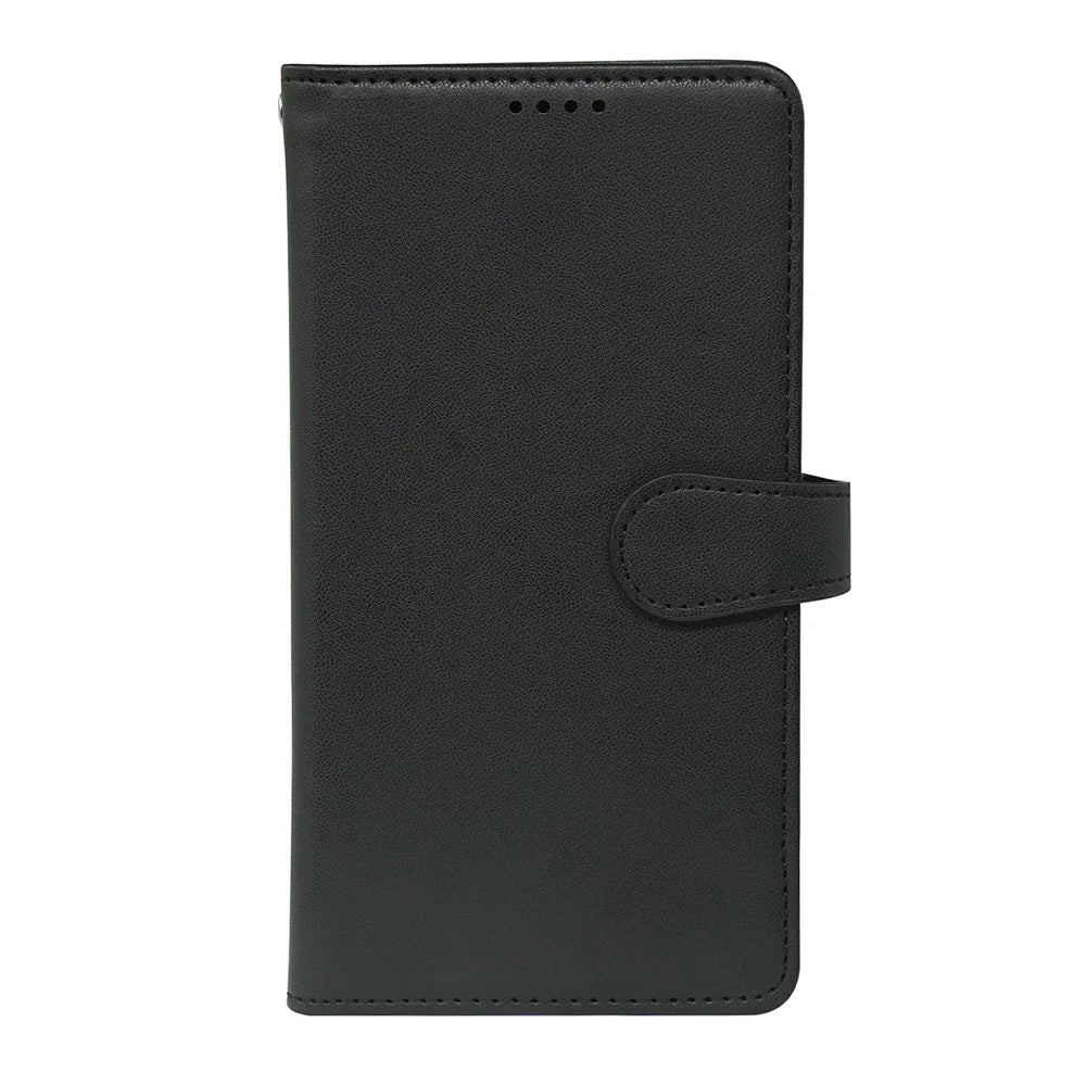 For Samsung Galaxy S26 Ultra Case with 9 Card Slots PU Leather Stand Phone Cover - Black - 6