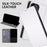 For Samsung Galaxy S26 Case Silk Touch PU Leather Phone Cover with Wallet Stand - White - 6
