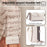 For Samsung Galaxy S26+ Case Card Slots Zipper Purse PU Leather Phone Cover with Shoulder Strap - White - 5