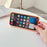 For iPhone 16 Pro Max Magnetic Case Rotating Ring Kickstand PC + TPU Skin-touch Phone Cover - Transparent Orange - 5