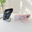For iPhone 16 Pro Max Magnetic Case Rotating Ring Kickstand PC + TPU Skin-touch Phone Cover - Transparent Orange - 6