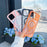 For iPhone 16 Pro Magnetic Case Anti-fingerprint Soft-touch Shockproof  TPU + PC Cover - Transparent White - 6