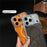 For iPhone 17 Pro Starlight Glitter Magnetic Case TPU + PC Shockproof Cover Compatible with Magsafe - Transparent Gold - 6