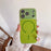 For iPhone 17 Pro Max Magnetic Case TPU + PC + PU Leather Protective Cover Compatible with Magsafe - Green - 2