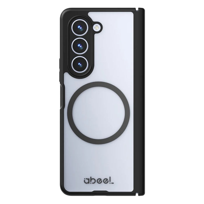 ABEEL for Samsung Galaxy Z Fold5 5G Matte Magnetic Case Hinge Design Shockproof TPU + PC Cover - Black - 1