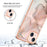 For iPhone 13 6.1 inch YB IMD Series-16 Style E 2.0mm TPU Drop Tested Phone Case Electroplating Frame Marble Pattern IMD Back Cover - Pink - 5