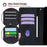 For Samsung Galaxy S26 Case RFID Blocking Color Splicing PU Leather Wallet Phone Cover - Black - 5