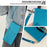 For Samsung Galaxy S26 Case Butterfly Flower Imprinted PU Leather Wallet Phone Cover - Blue - 7