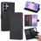 For Samsung Galaxy S26 Ultra Case Leather Phone Cover with RFID Blocking Wallet - Black - 1