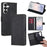 For Samsung Galaxy S26 Case Leather Phone Cover with RFID Blocking Wallet - Black - 1