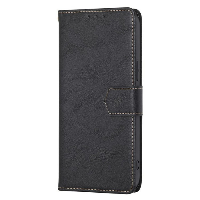For Samsung Galaxy S26 Case Leather Phone Cover with RFID Blocking Wallet - Black - 6