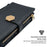 For Samsung Galaxy S26 Ultra Case Cross Texture PU Leather + TPU Wallet Phone Cover with Strap - Black - 7