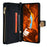 For Samsung Galaxy S26 Case Cross Texture PU Leather + TPU Wallet Phone Cover with Strap - Black - 2